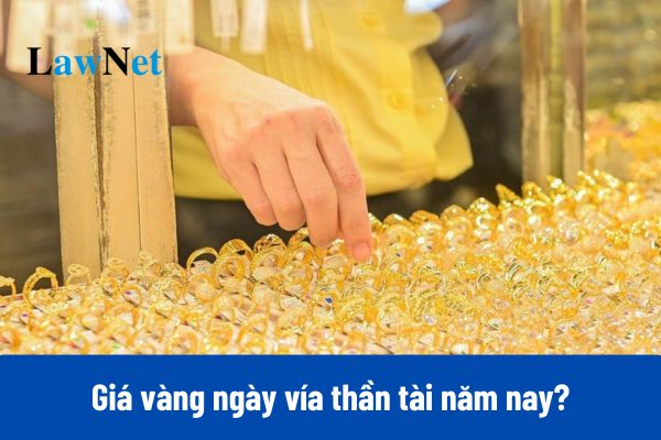 Giá vàng ngày vía thần tài năm 2025?