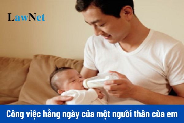 12+ Mẫu viết 4-5 câu về công việc hằng ngày của một người thân của em?