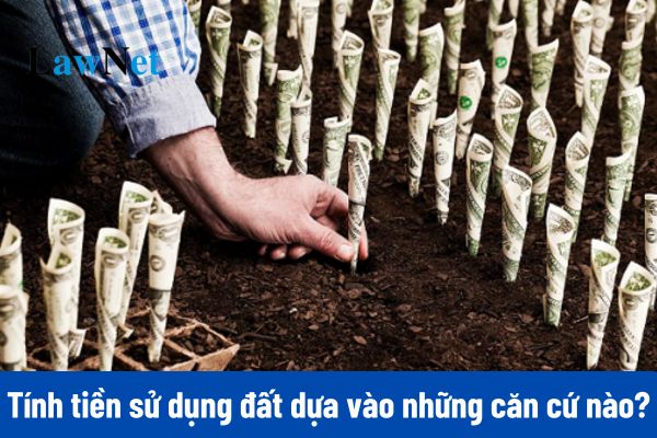 Hiện nay tính tiền sử dụng đất dựa vào những căn cứ nào?