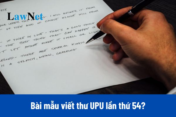 Toàn bộ 18+ mẫu viết thư UPU lần thứ 54 2025 tưởng tượng bạn là đại dương ngắn gọn và ý nghĩa?