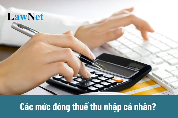 Các mức đóng thuế thu nhập cá nhân 2025?