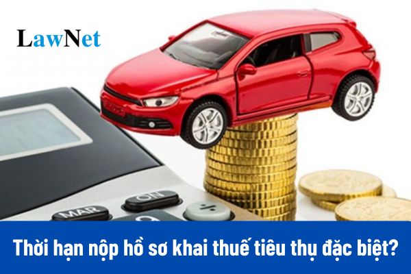 Thời hạn nộp hồ sơ khai thuế tiêu thụ đặc biệt năm 2025 là khi nào?