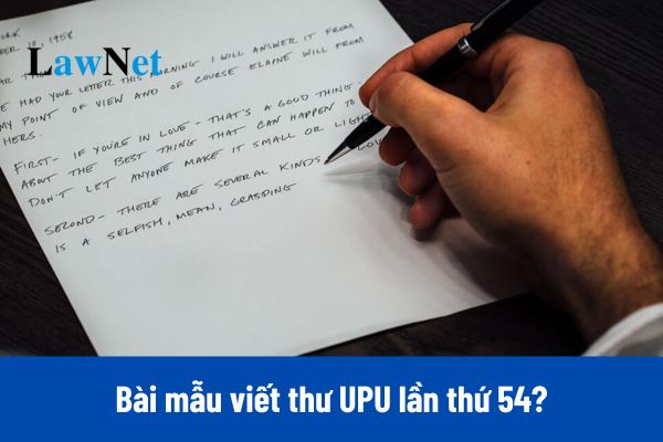 25+ Bài mẫu viết thư UPU lần thứ 54 năm 2025: Lời tâm sự của đại dương?