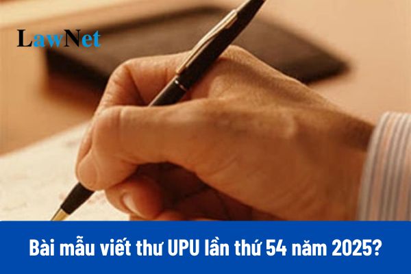 Collection of Over 30 Sample Letters for the 54th UPU International Letter-Writing Competition 2025 - Inspirational and Moving?