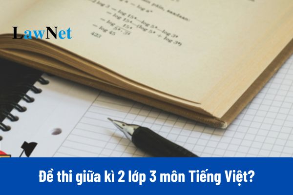 Đề thi giữa kì 2 lớp 3 môn Tiếng Việt năm học 2024 2025 có đáp án hướng dẫn giải chi tiết?