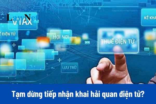 Tạm dừng tiếp nhận khai hải quan điện tử đến ngày 16/3/2025 để sắp xếp tổ chức?