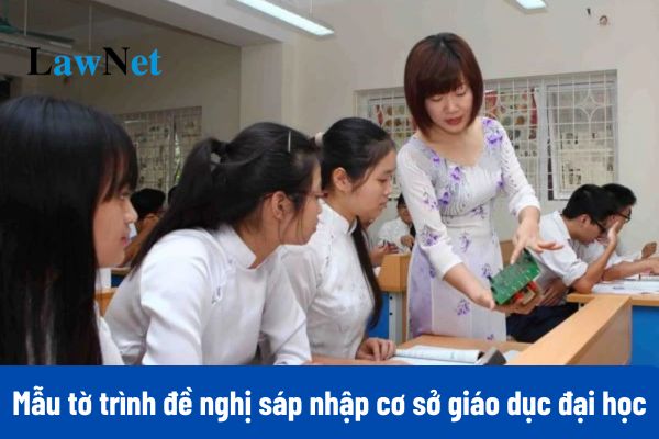 Mẫu tờ trình đề nghị sáp nhập, chia, tách cơ sở giáo dục đại học mới nhất theo Nghị định 125?