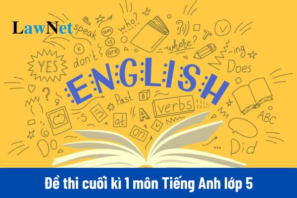 Đề thi cuối kì 1 môn Tiếng Anh lớp 5 đi kèm đáp án?