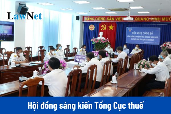 Cơ cấu, thành phần Hội đồng sáng kiến Tổng Cục thuế như thế nào?