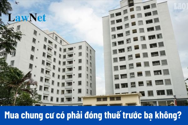 Hiện nay khi mua chung cư có phải đóng thuế trước bạ không? 