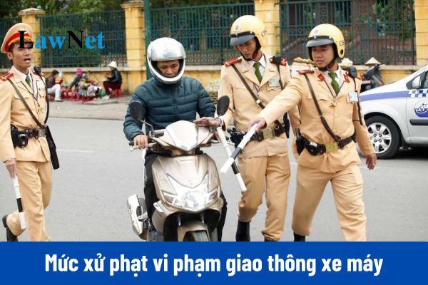 Mức xử phạt vi phạm giao thông xe máy 2025 như thế nào? 