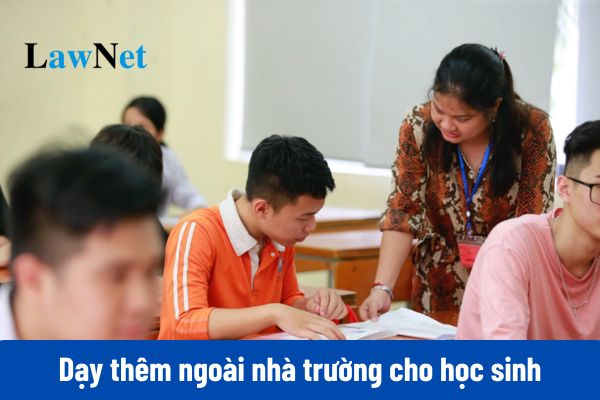 Giáo viên đang dạy học tại nhà trường nhưng muốn dạy thêm ngoài nhà trường thì phải làm gì theo Thông tư 29?