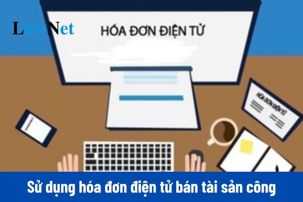 Hướng dẫn triển khai sử dụng hóa đơn điện tử bán tài sản công từ 01/01/2025?