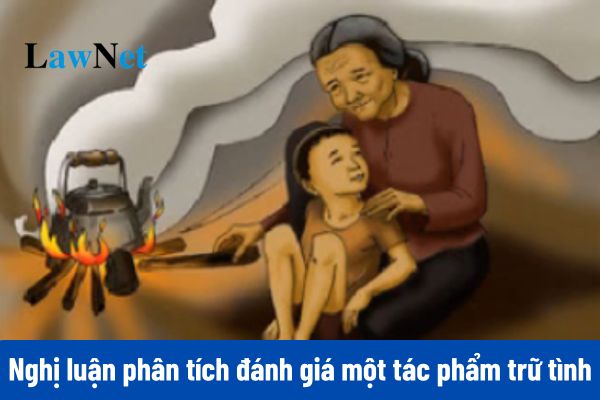 Mẫu viết văn bản nghị luận phân tích đánh giá một tác phẩm trữ tình môn Ngữ văn lớp 10?