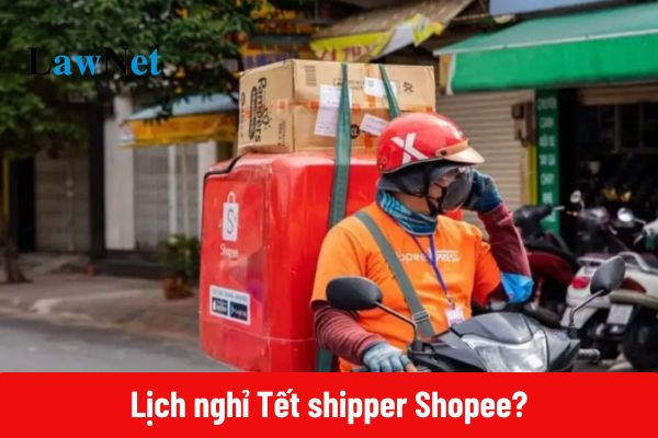 Lịch nghỉ Tết shipper Shopee 2025?