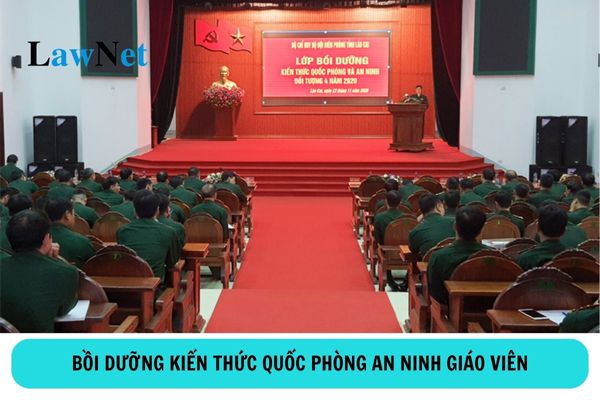 Mẫu bài thu hoạch bồi dưỡng kiến thức quốc phòng an ninh giáo viên liên hệ bản thân?