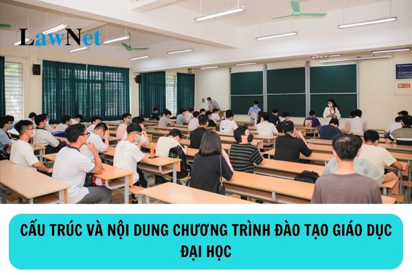 Yêu cầu về cấu trúc và nội dung chương trình đào tạo giáo dục đại học như thế nào?