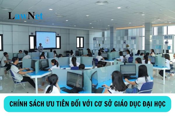 Chính sách ưu tiên đối với cơ sở giáo dục đại học có vốn đầu tư nước ngoài hoạt động không vì lợi nhuận là gì?