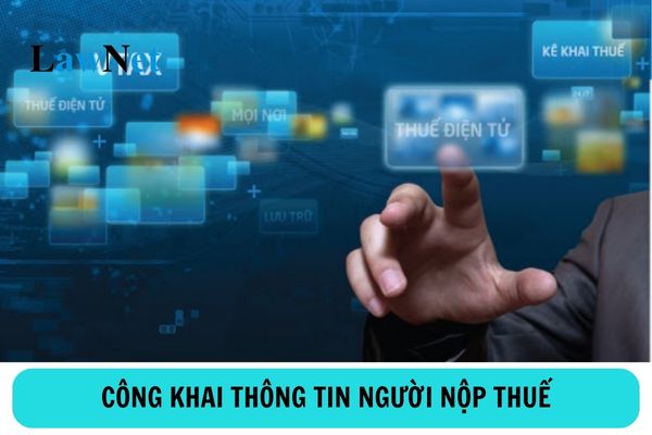 Hình thức công khai thông tin người nộp thuế là gì?