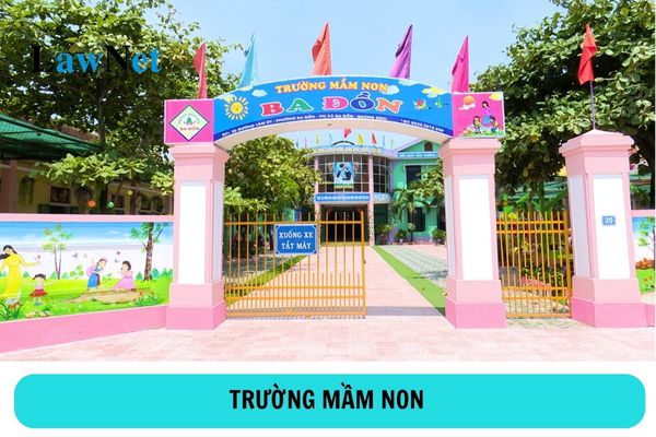 Trường mầm non phải công khai các thông tin gì về điều kiện bảo đảm chất lượng hoạt động giáo dục?