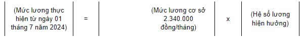 Salary Calculation Formula