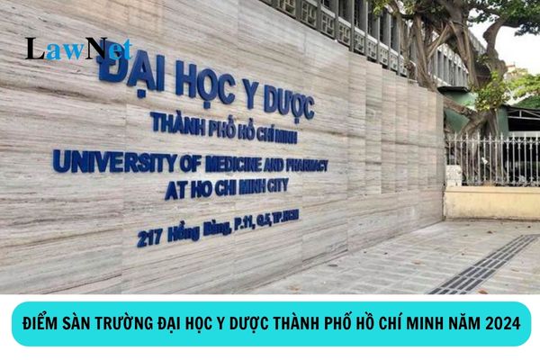 What is the admission score threshold for the University of Medicine and Pharmacy, Ho Chi Minh City in 2024?