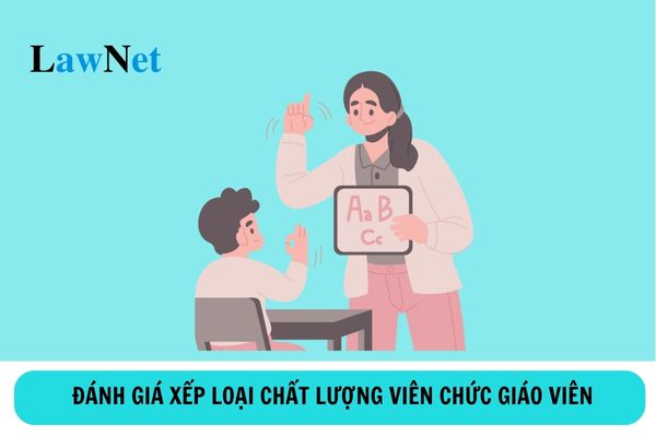 Phiếu đánh giá xếp loại chất lượng viên chức giáo viên mới nhất năm học 2024 - 2025?