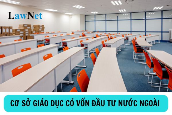 Cơ sở giáo dục có vốn đầu tư nước ngoài gồm các loại hình nào?