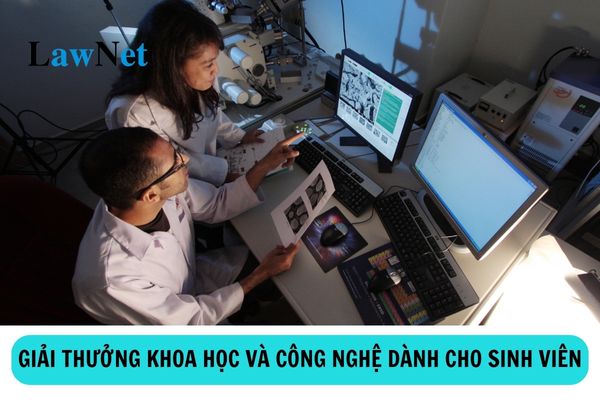 Đề tài của sinh viên tham gia xét Giải thưởng khoa học và công nghệ dành cho sinh viên phải đáp ứng các điều kiện gì?