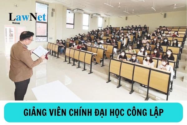 Tiêu chuẩn về trình độ đào tạo, bồi dưỡng của giảng viên chính đại học công lập như thế nào?