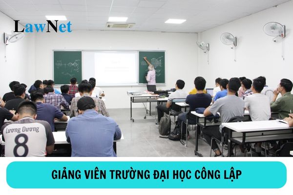 Giảng viên trường đại học công lập được chia thành mấy hạng chức danh nghề nghiệp?