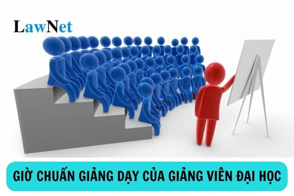 Định mức giờ chuẩn giảng dạy của giảng viên đại học trong thời gian tập sự là bao nhiêu?