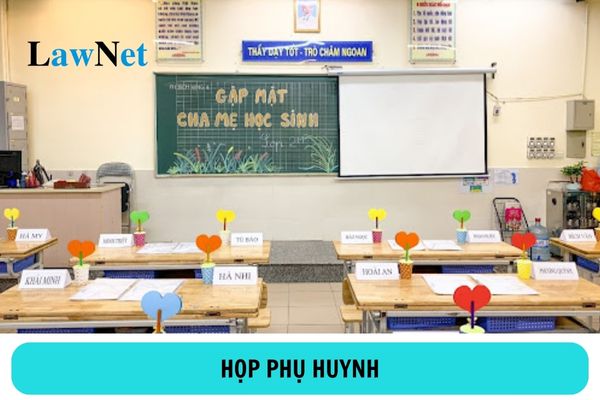 Một năm học họp phụ huynh mấy lần? 