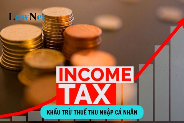 What is personal income tax withholding?