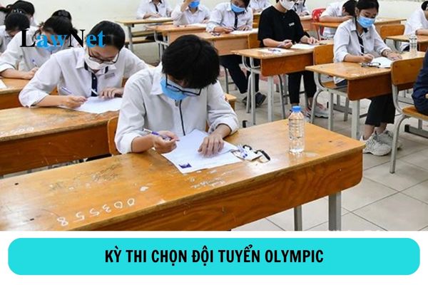 Who is eligible to participate in the Olympiad team selection exam?