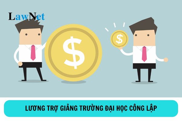 Lương trợ giảng trường đại học