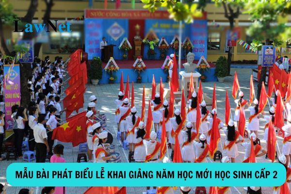 Tổng hợp các bài phát biểu tại lễ khai giảng năm học mới 2024 2025 của học sinh cấp 2?