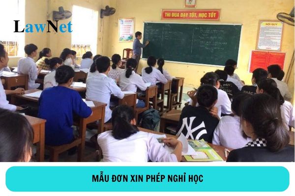 Mẫu đơn xin phép nghỉ học cho học sinh cấp 1, cấp 2, cấp 3 mới nhất 2024?