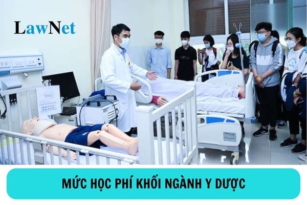 Mức học phí khối ngành y dược của trường đại học công lập tự bảo đảm chi thường xuyên năm học 2024-2025 là bao nhiêu?