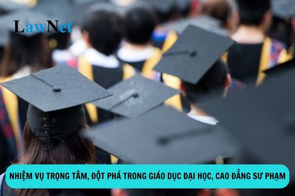 5 nhiệm vụ trọng tâm, đột phá đối với giáo dục đại học, cao đẳng sư phạm năm học 2024 - 2025?