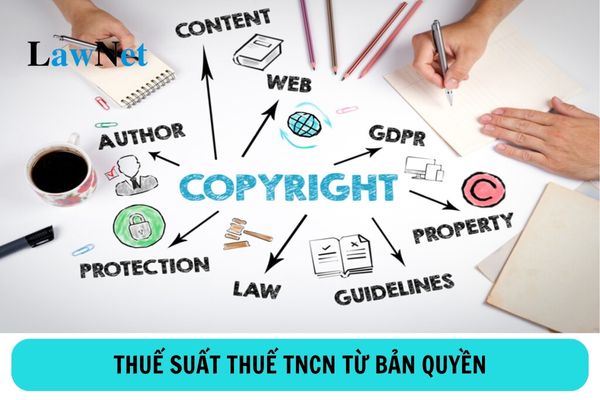 Thuế suất thuế thu nhập cá nhân đối với thu nhập từ bản quyền?