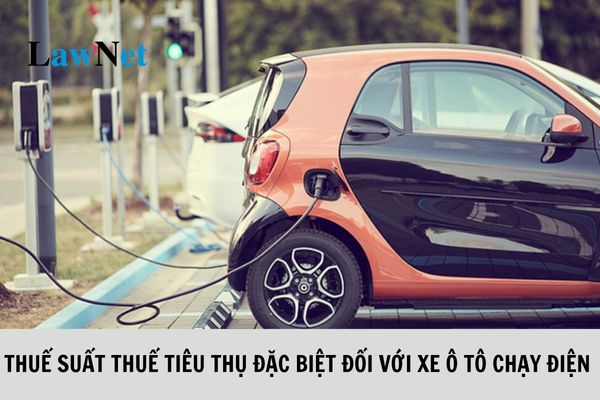 What is the Special Consumption Tax rate for electric cars?