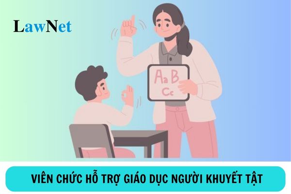 Mã số chức danh nghề nghiệp viên chức hỗ trợ giáo dục người khuyết tật là bao nhiêu?