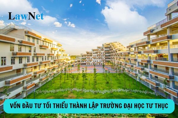 Vốn đầu tư tối thiểu thành lập trường đại học tư thục là bao nhiêu?