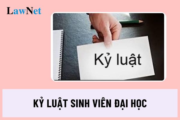 Hình thức kỷ luật đối với sinh viên Đại học là gì?