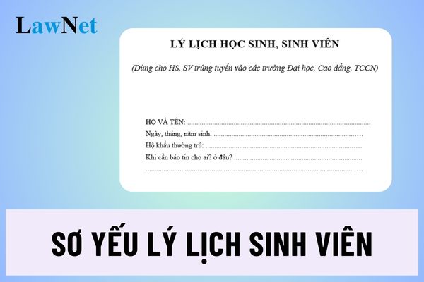 Sinh viên làm hồ sơ nhập học có cần chứng thực sơ yếu lý lịch không?