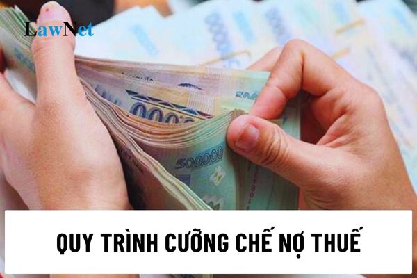 Quy trình cưỡng chế nợ thuế bằng biện pháp trích tiền từ tài khoản, yêu cầu phong tỏa tài khoản ra sao?