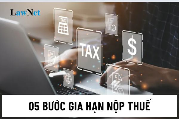 05 bước gia hạn nộp thuế năm 2024 thế nào?