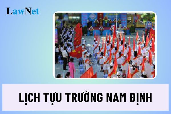 Lịch tựu trường 2024 Nam Định là ngày bao nhiêu?