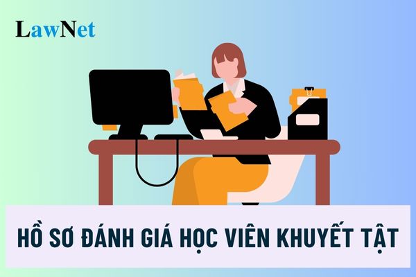 Hồ sơ đánh giá học viên khuyết tật học chương trình xóa mù chữ?